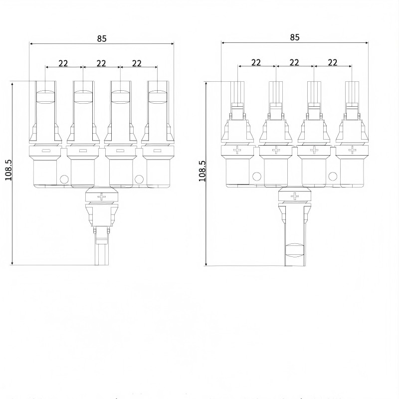 T4 Solar Connector PV004-T4 - 4